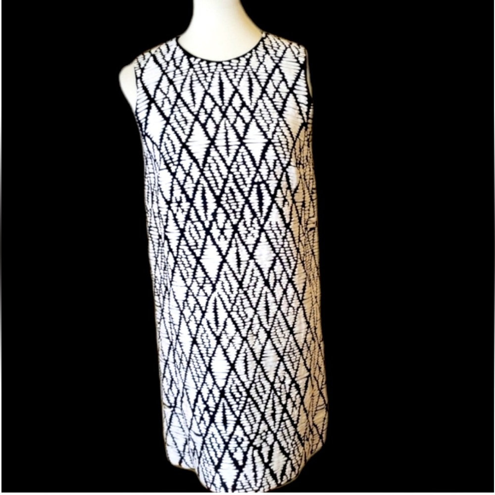 🇫🇷 J. MENDELL Black Silk Ribbon Dress. Size 4